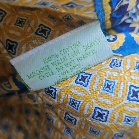 Vera Bradley Retired Small Tic Tac Tote Riviera Blue Travel Bag NWT - Picture 10 of 15